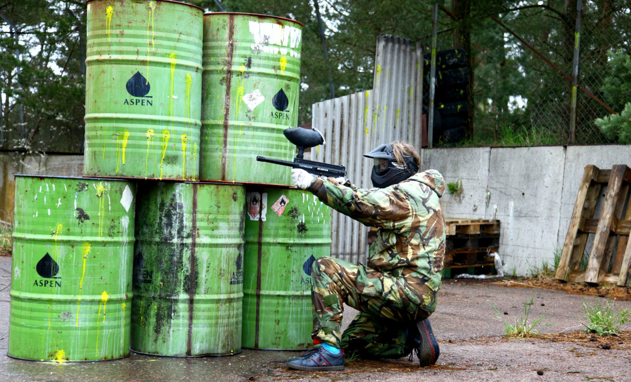 Spela paintball på öland